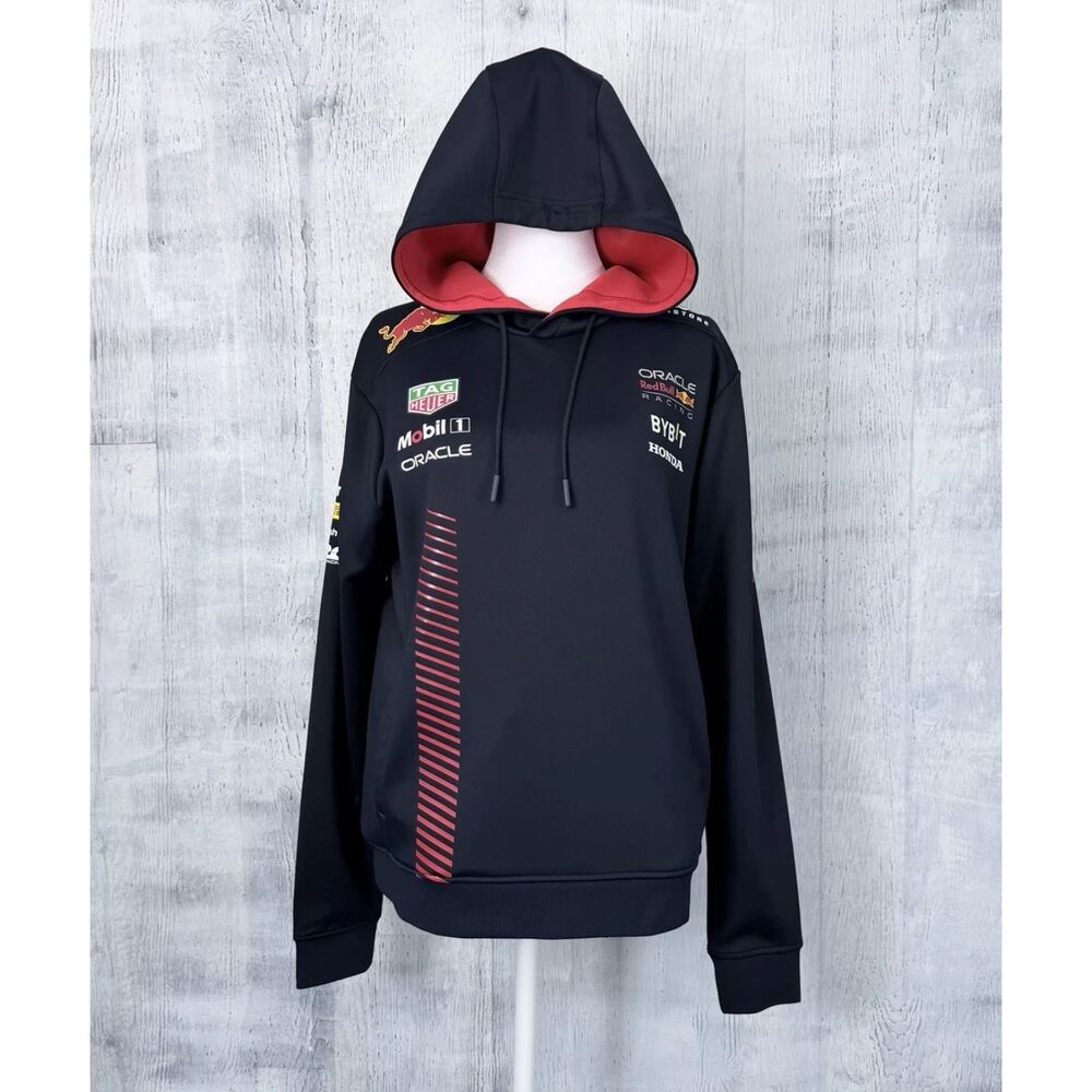 Castore Oracle Red Bull Racing F1 Pullover Womens Hoodie Navy/Red | Size 10